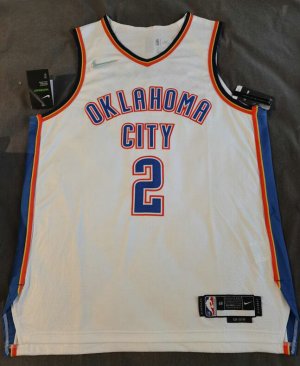 Oklahoma City Thunder Shai Gilgeous-Alexander 2 OKC Jersey White